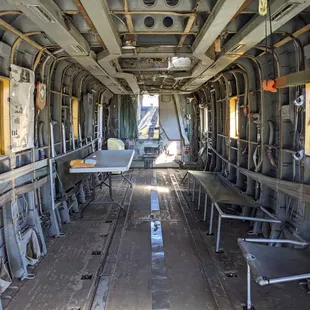 Outside, touring the aircraft park at the Fort Worth Aviation Museum