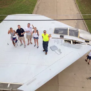 "Flying Dorito" and friends.