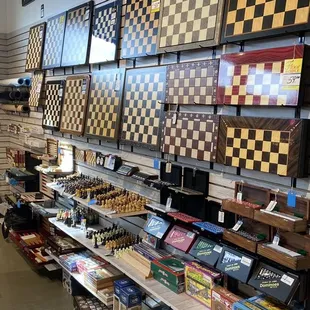 Great chess and game selection!