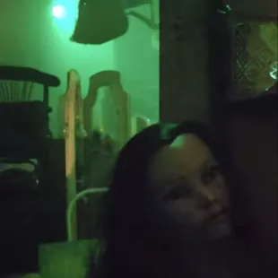 Scary head in haunted house in Fort Worth