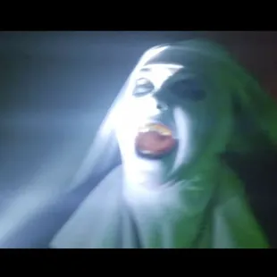 The Nun at the Fort Worth Haunted House at 2423 Chester Street