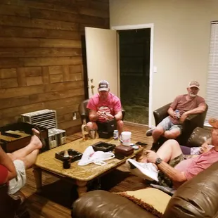 Good cigars, good friends, great times in our lounge.