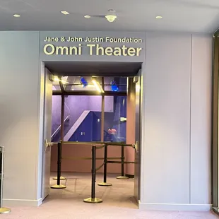 Entrance to the newly refurbished OMNI Theater ... AMAZING!