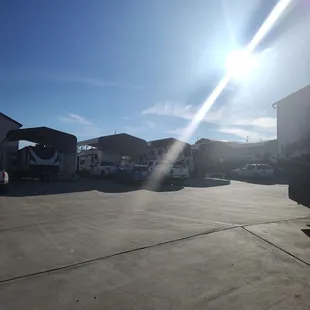 Surroundings. We wouldn't have had a problem with this if it wasn't that the pictures on this site show a much prettier version