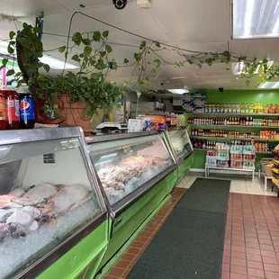 the inside of a store