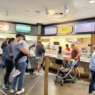 Dickey's BBQ station