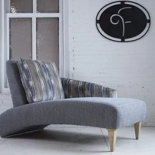 Reupholstered Chaise