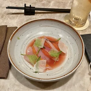 Hamachi Crudo