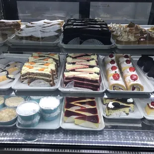 One of the bakery cases