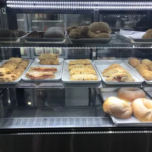 One of the bakery cases