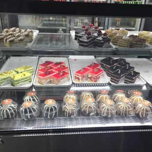 One of the bakery cases