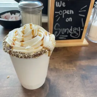 Pumpkin spice latte, was as delicious as it looks!