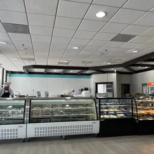 the interior of the store