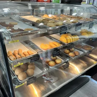 a variety of baked goods