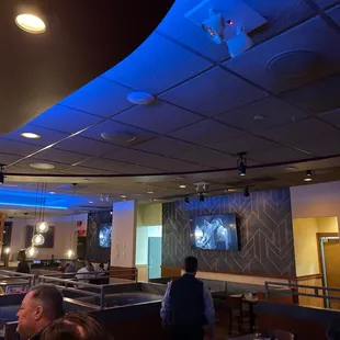 people sitting in a restaurant