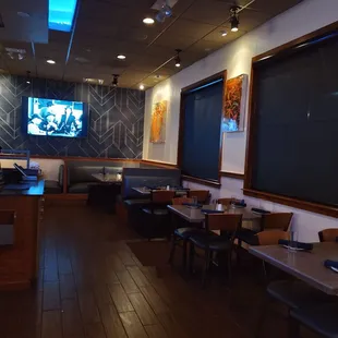 Inside front of house near bar