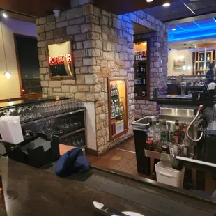 Bar area.