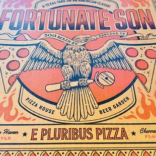 The pizza box