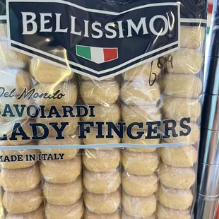 Lady fingers to make Tiramisu