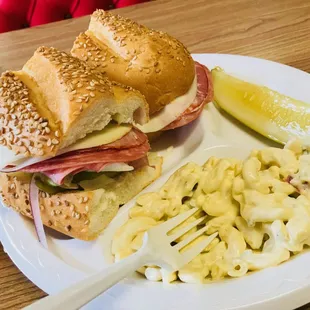 #6 Super-Sub Italian Style.  Small. Very fresh and tasty ingredients.