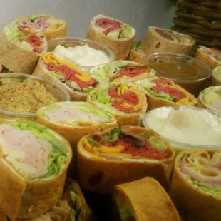 Catering Pinwheel Wraps