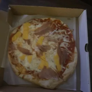 a pizza in a box