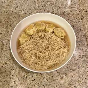 Wonton noodles $12