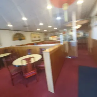 interior, sushi and sashimi