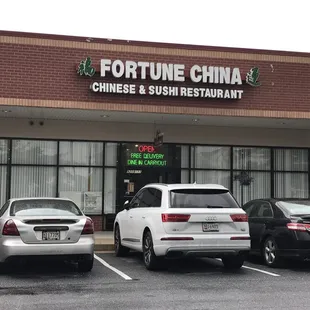 outside