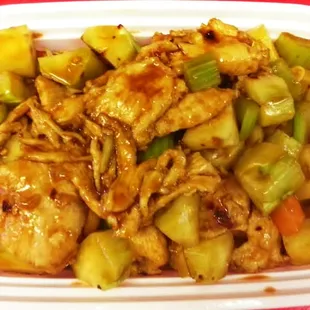 Kungpao Chicken with peanuts