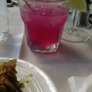 Prickley pear margarita! Delicious!