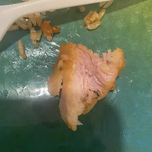 Raw chicken
