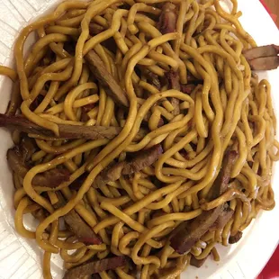 Roast Pork Lo Mein No Vegetables