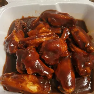 Honey teriyaki wings