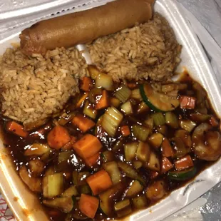 Kung Pao Shrimp! Not exactly what I expected but it was still very good!