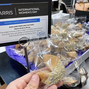 Customized cookies for our event