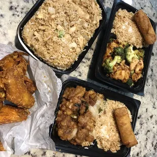 poultry, fried chicken wings, chicken wings and fried chicken, chicken wings, fried chicken, chicken, food, bbq chicken, bbq wings