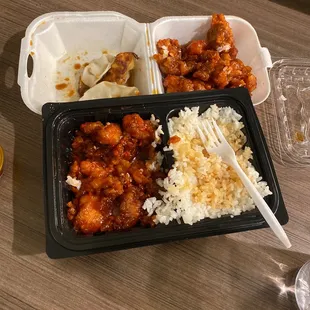 Sesame Chicken Combo
