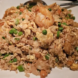 Shrimp Fried Rice was good