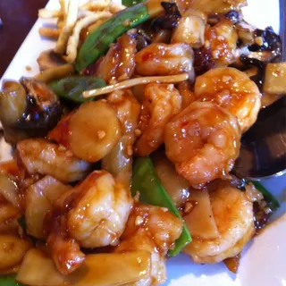 Shrimp with Garlic Sauce   Lunch