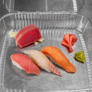 sushi, sashimi, sushi and sashimi, food