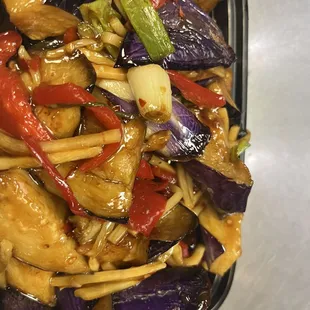 Szechuan Eggplant for to go
