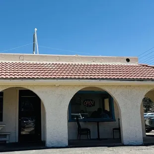 Front of restaurant