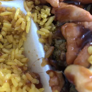 Hair on food! Beware!