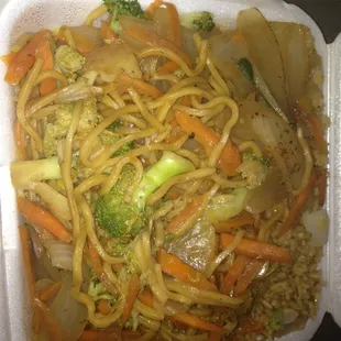 Veggie lo mein- lunch special