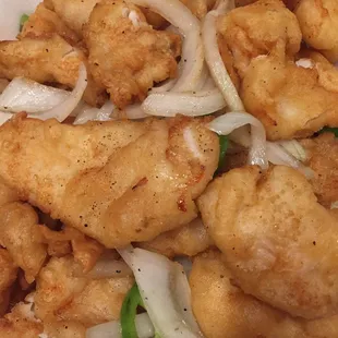 Salt and Pepper Halibut