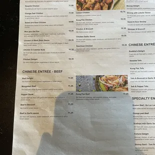 Menu August 2021