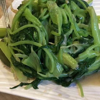 61. Bok Choy with Garlic Sauce