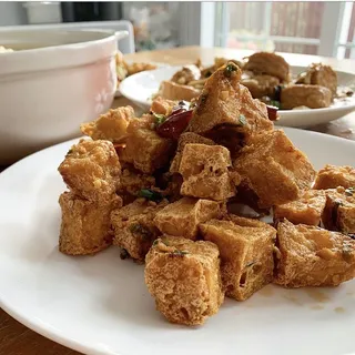 69. Deep Fried Pepper Salted Tofu