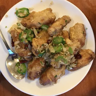 Salt and Pepper Chicken Wings